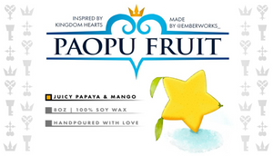 Paopu Fruit - A Kingdom Heart Inspired Candle