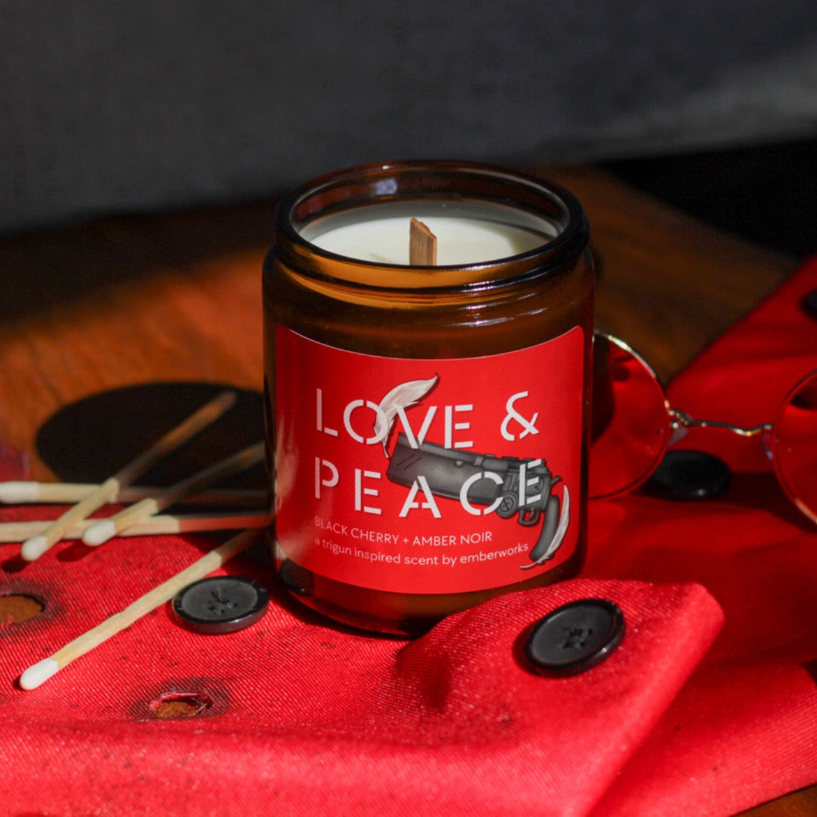 Love & Peace - A Trigun Inspired Candle