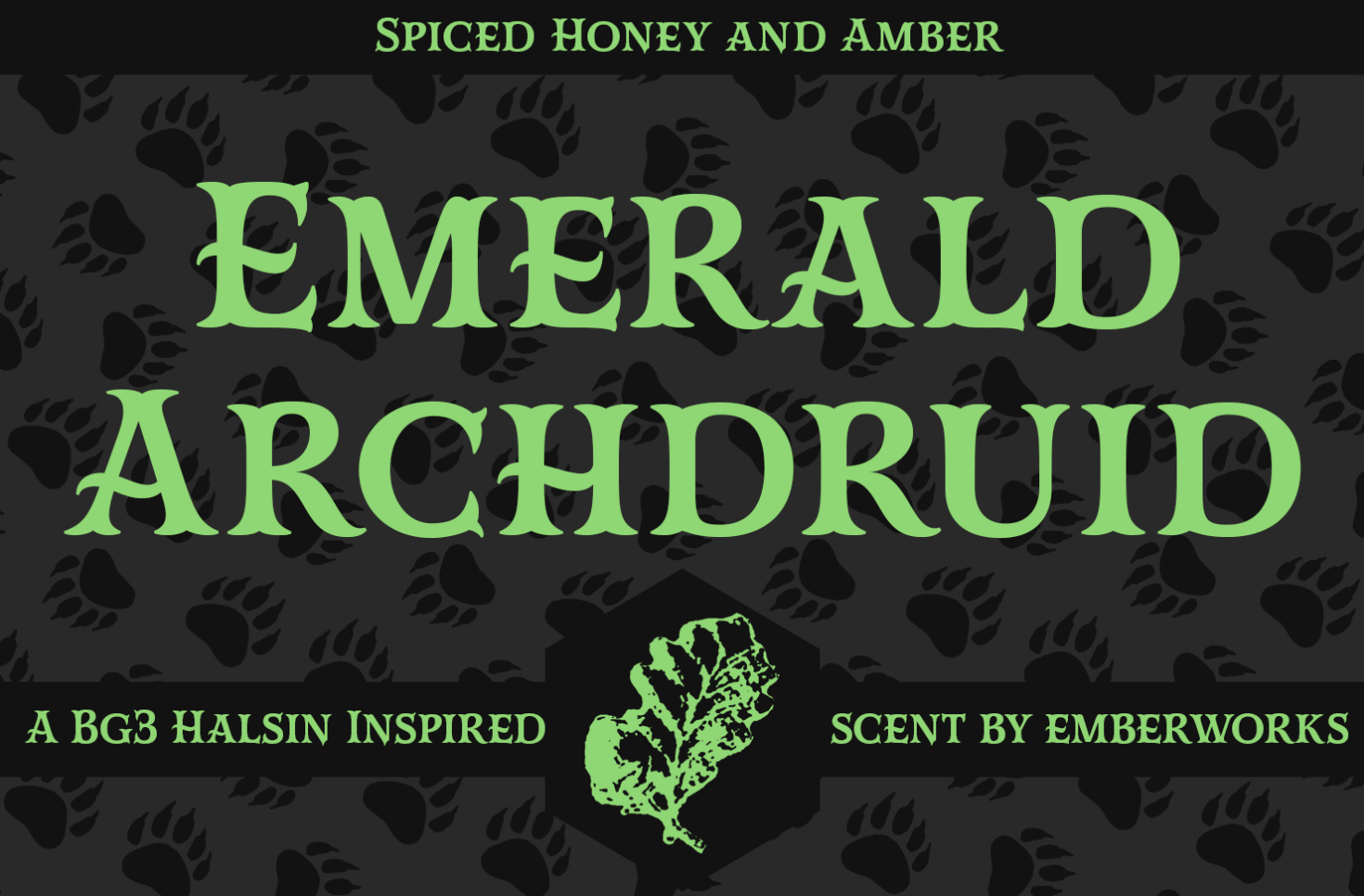 Emerald Archdruid - BG3 Inspired Candle