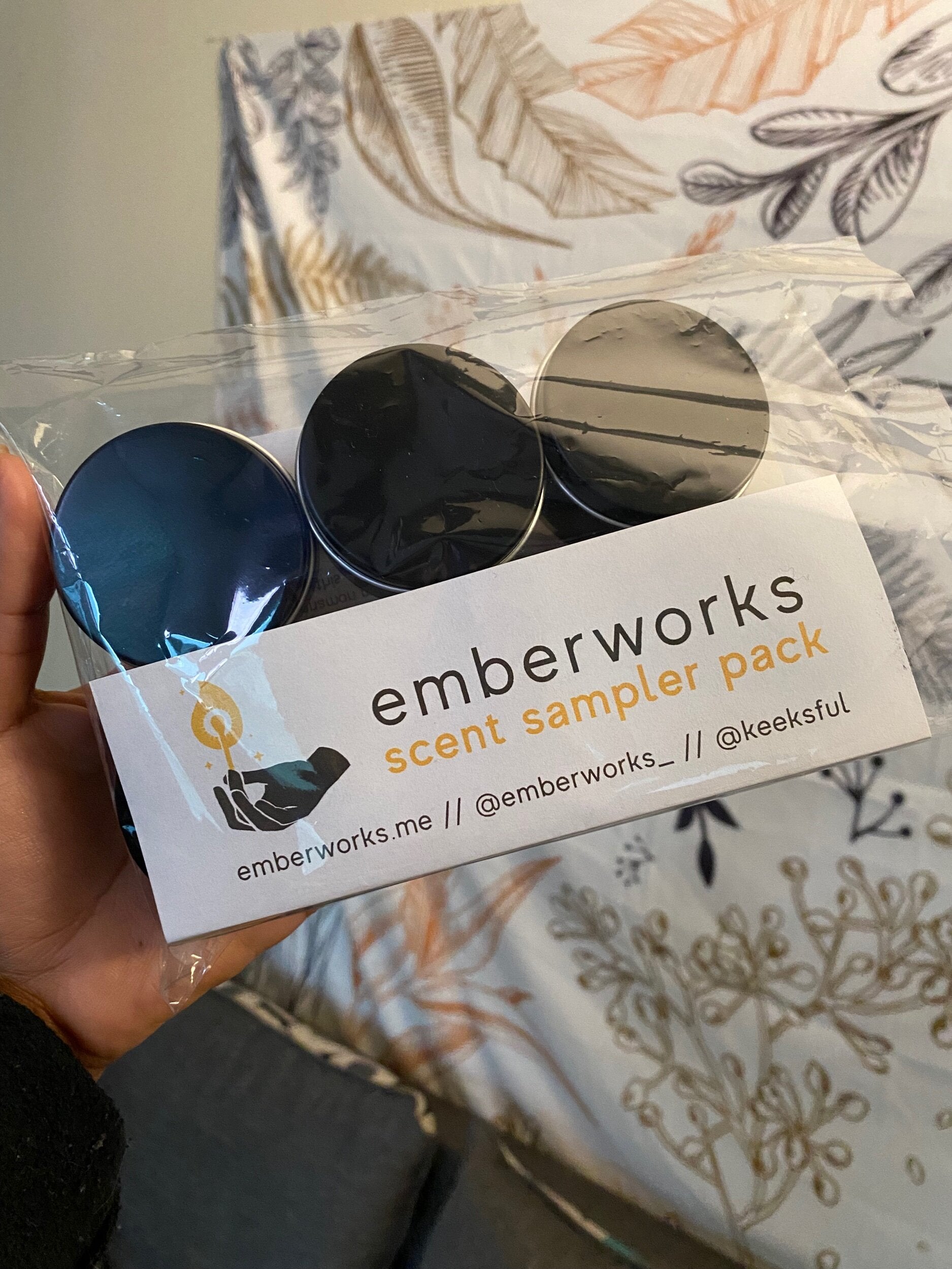 emberworks scent sampler pack