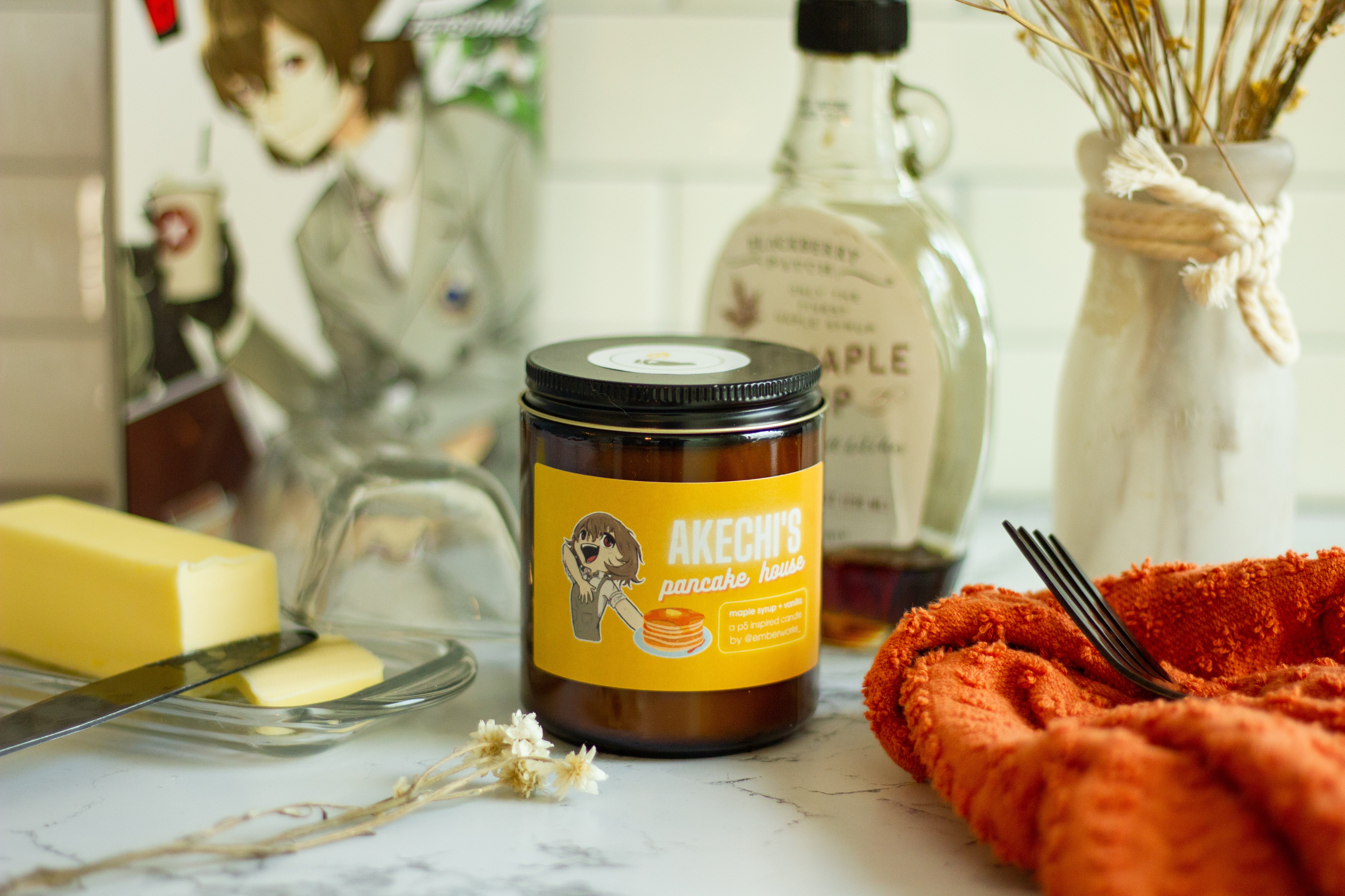 Akechi's Pancake House - A Persona 5 Inspired Candle