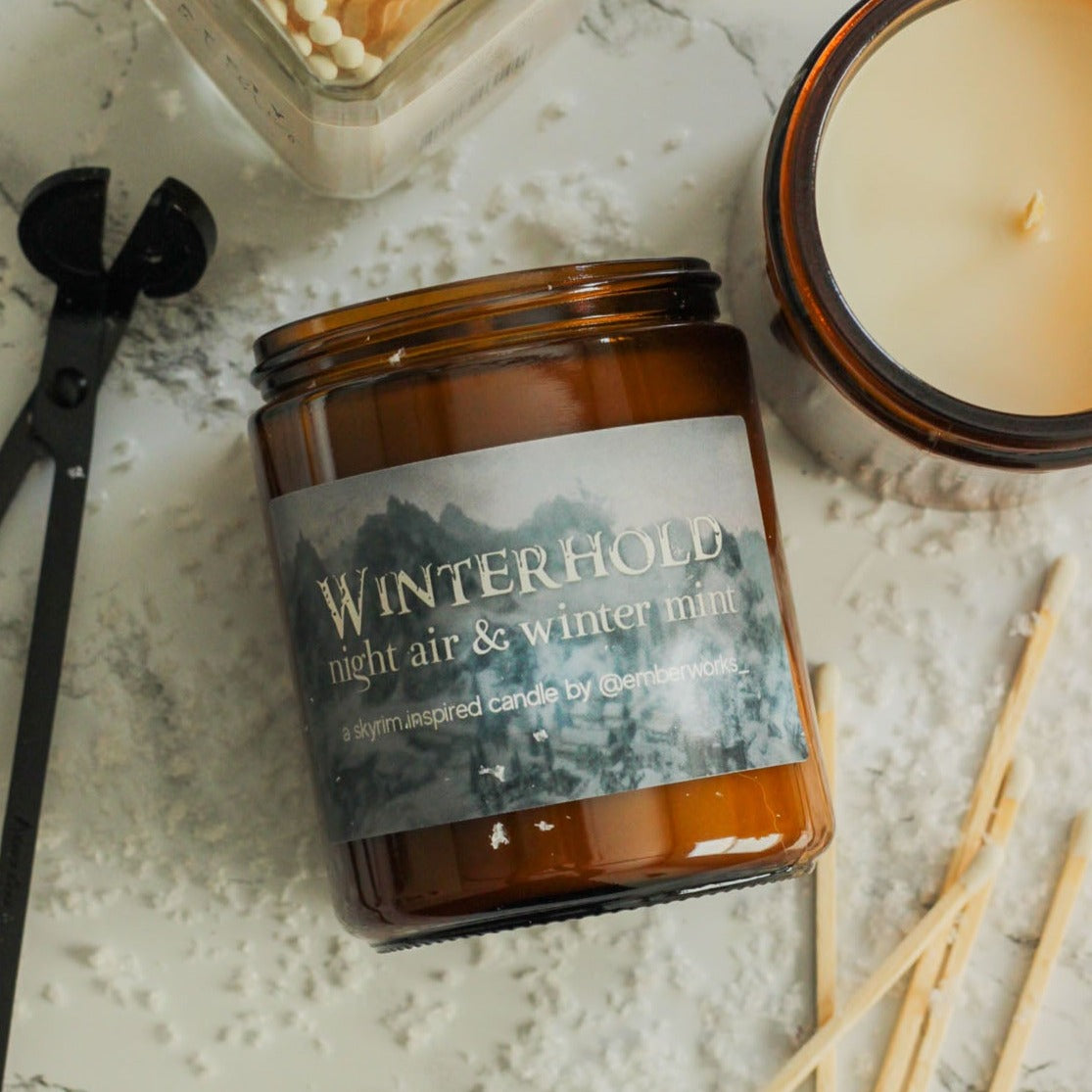 Winterhold - A Skyrim Inspired Candle