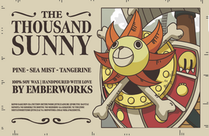 Thousand Sunny - A One Piece Inspired Candle